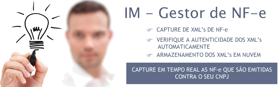 Banner IM Gestor de NF-e